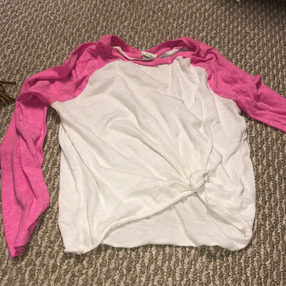 Crop baseball T